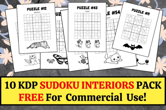 10 KDP Sudoku Interiors Pack Solutions: Streamlining Your Low-Content Publishing Workflow