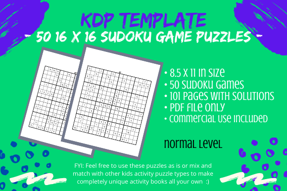 50 Regular Sudoku 16x16 Puzzle Solutions