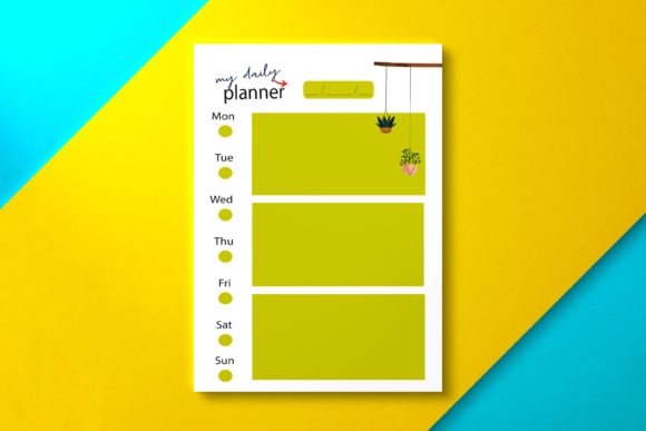 Daily Planner Olive: A Versatile Digital Asset for Organization and Commercial Publishing