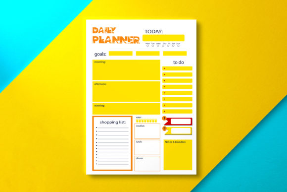 Daily Planner Safari Fire: Versatile PDF Templates