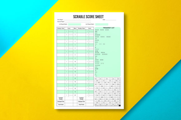 Evaluating Scrabble Score Sheet Paper Mint for Game Tracking