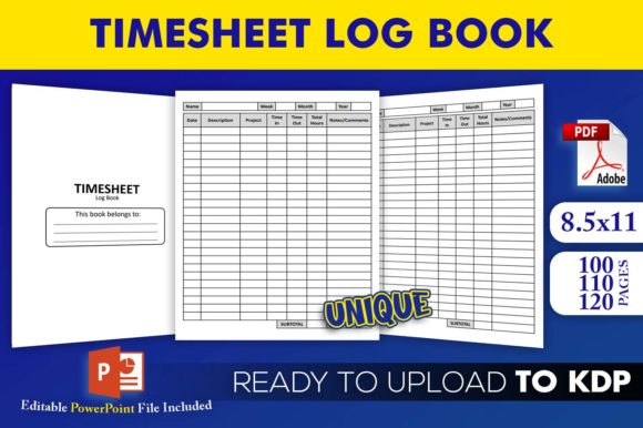 Evaluating the Timesheet Log Book KDP Interior Template for Self-Publishing