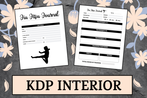 Jiu Jitsu Journal KDP Interior: Strategic Implementation for Low Content Publishers