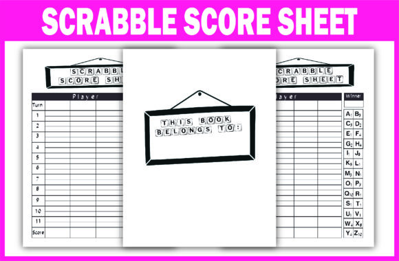 KDP Ready Interior Scrabble Score Sheet Template