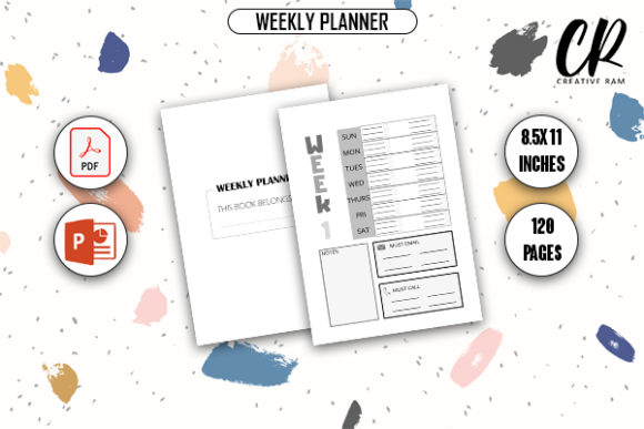 Mastering KDP Publishing with Ready-to-Use Weekly Planner Interiors