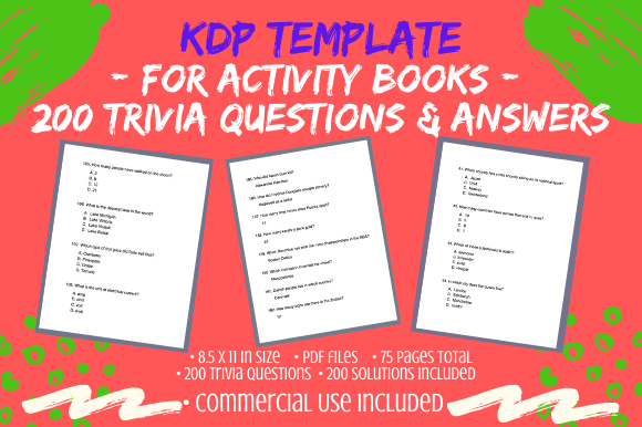Maximizing KDP Publishing Efficiency with 200 8.5x11 Trivia Questions Solutions