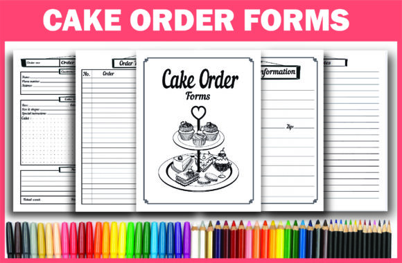 Streamlining Your Bakery Business with a Professional KDP Interior for Cake Order Forms