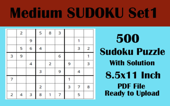 Structural Analysis and Publishing Standards for Sudoku Puzzle 500 Medium Volume 1