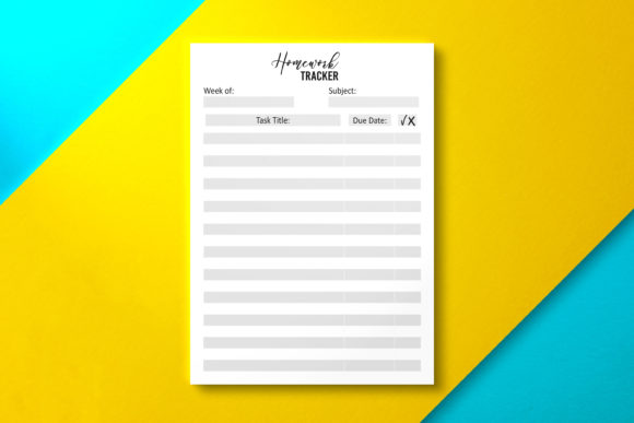 The Strategic Value of the Student Homework Tracker Template Gray in Modern Digital Product Portfolios