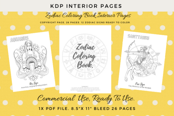 Zodiac Coloring Book Pages for KDP: A Quick Launch Guide